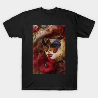 Grand Masquerade Mask, Mistress Watching T-Shirt